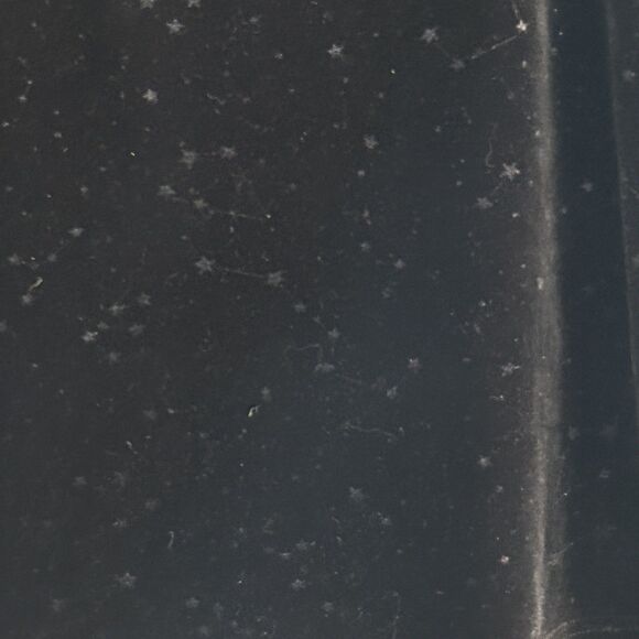 Hot Topic Velvet Crop Top Constellation Stars Space Size Medium Black Goth Punk - Picture 7 of 7